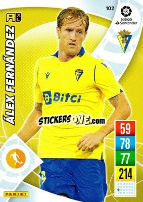 Sticker Álex Fernández - Liga Santander 2021-2022. Adrenalyn XL
 n. 102 - Panini