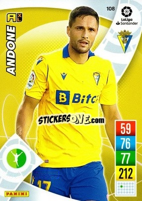 Sticker Andone - Liga Santander 2021-2022. Adrenalyn XL
 n. 108 - Panini