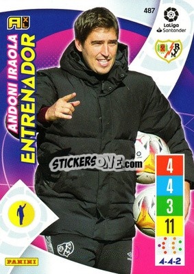 Sticker Andoni Iraola - Liga Santander 2021-2022. Adrenalyn XL
 n. 487 - Panini