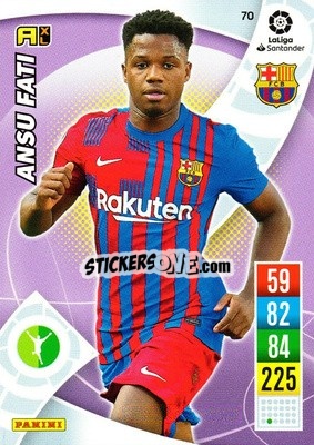 Cromo Ansu Fati - Liga Santander 2021-2022. Adrenalyn XL
 - Panini