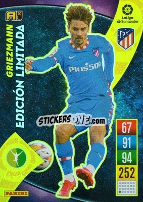 Sticker Antoine Griezmann - Liga Santander 2021-2022. Adrenalyn XL
 - Panini