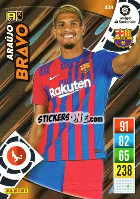 Sticker Araújo - Liga Santander 2021-2022. Adrenalyn XL
 n. 439 - Panini