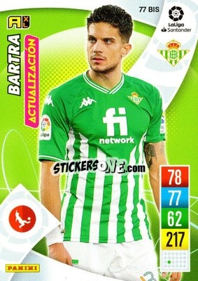 Sticker Bartra - Liga Santander 2021-2022. Adrenalyn XL
 n. 77bis - Panini