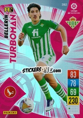 Sticker Bellerín - Liga Santander 2021-2022. Adrenalyn XL
 n. 392 - Panini