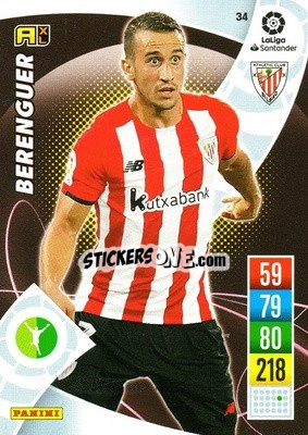 Sticker Berenguer - Liga Santander 2021-2022. Adrenalyn XL
 n. 34 - Panini
