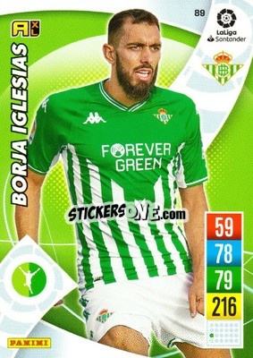 Sticker Borja Iglesias - Liga Santander 2021-2022. Adrenalyn XL
 n. 89 - Panini