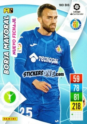 Sticker Borja Mayoral - Liga Santander 2021-2022. Adrenalyn XL
 n. 180bis - Panini