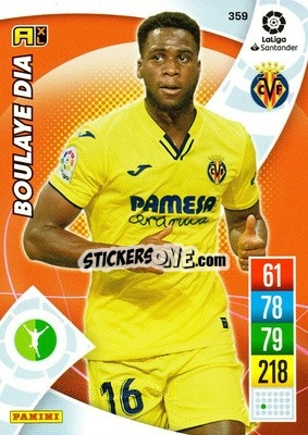 Cromo Boulaye Dia - Liga Santander 2021-2022. Adrenalyn XL
 - Panini