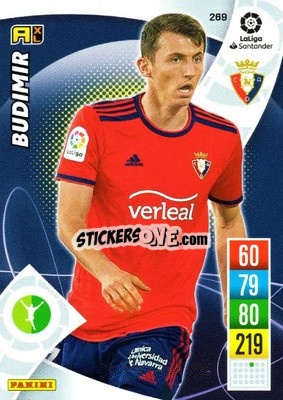 Sticker Budimir - Liga Santander 2021-2022. Adrenalyn XL
 - Panini