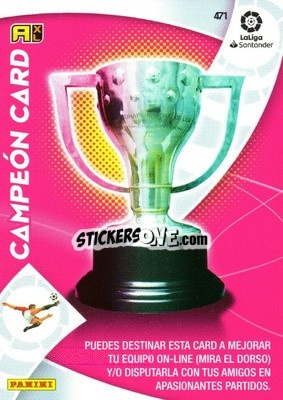 Sticker Campeón - Liga Santander 2021-2022. Adrenalyn XL
 n. 471 - Panini