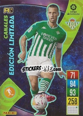 Sticker Canales - Liga Santander 2021-2022. Adrenalyn XL
 n. LE-SC - Panini