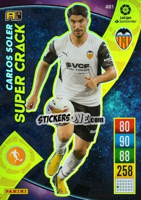 Cromo Carlos Soler - Liga Santander 2021-2022. Adrenalyn XL
 - Panini