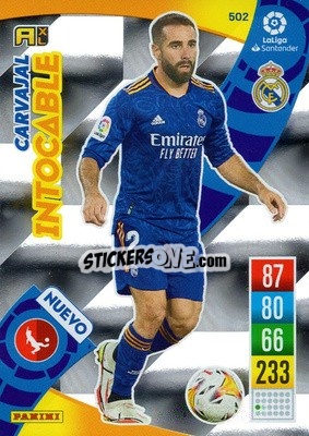 Sticker Carvajal - Liga Santander 2021-2022. Adrenalyn XL
 n. 502 - Panini