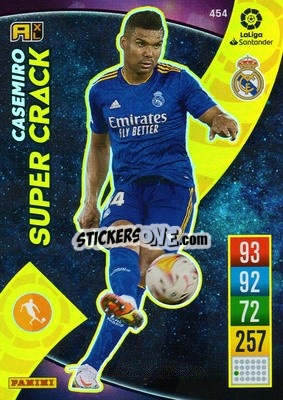 Sticker Casemiro - Liga Santander 2021-2022. Adrenalyn XL
 n. 454 - Panini