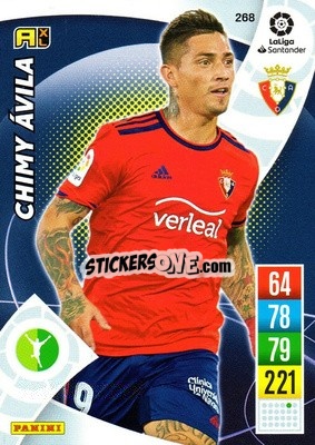 Sticker Chimy Ávila - Liga Santander 2021-2022. Adrenalyn XL
 n. 268 - Panini