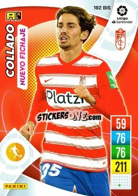 Sticker Collado - Liga Santander 2021-2022. Adrenalyn XL
 n. 192bis - Panini