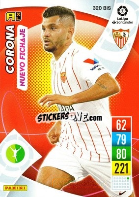 Sticker Corona - Liga Santander 2021-2022. Adrenalyn XL
 n. 320bis - Panini