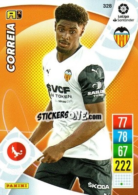 Sticker Correia - Liga Santander 2021-2022. Adrenalyn XL
 n. 328 - Panini