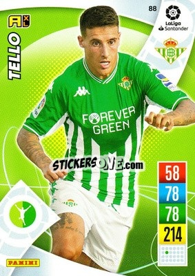 Sticker Cristian Tello - Liga Santander 2021-2022. Adrenalyn XL
 n. 88 - Panini