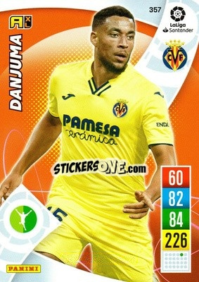 Sticker Danjuma - Liga Santander 2021-2022. Adrenalyn XL
 n. 357 - Panini