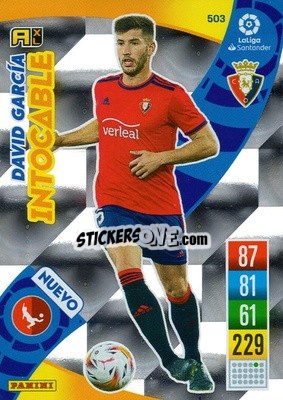 Sticker David García - Liga Santander 2021-2022. Adrenalyn XL
 - Panini