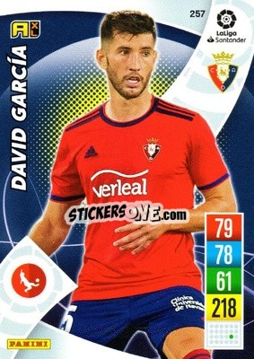 Sticker David García - Liga Santander 2021-2022. Adrenalyn XL
 n. 257 - Panini