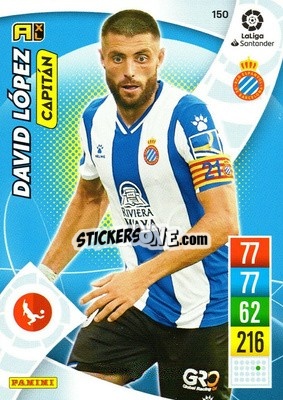 Sticker David López - Liga Santander 2021-2022. Adrenalyn XL
 n. 150 - Panini