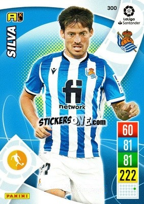 Sticker David Silva - Liga Santander 2021-2022. Adrenalyn XL
 n. 300 - Panini