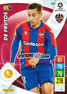 Figurina De Frutos - Liga Santander 2021-2022. Adrenalyn XL
 - Panini