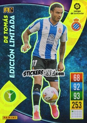 Sticker De Tomás - Liga Santander 2021-2022. Adrenalyn XL
 n. LE-DT - Panini