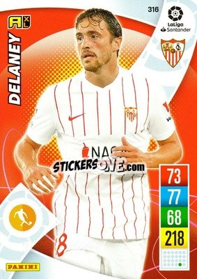 Sticker Delaney - Liga Santander 2021-2022. Adrenalyn XL
 n. 316 - Panini