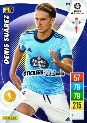 Sticker Denis Suárez - Liga Santander 2021-2022. Adrenalyn XL
 n. 119 - Panini