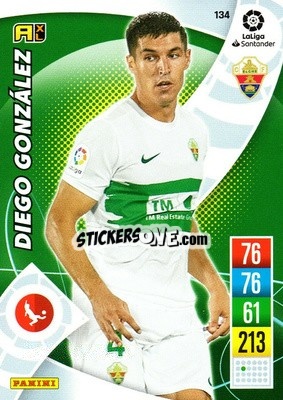 Sticker Diego González - Liga Santander 2021-2022. Adrenalyn XL
 n. 134 - Panini