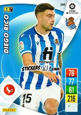 Cromo Diego Rico - Liga Santander 2021-2022. Adrenalyn XL
 - Panini