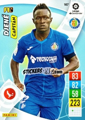Sticker Djené - Liga Santander 2021-2022. Adrenalyn XL
 n. 167 - Panini