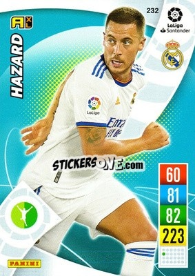 Sticker Eden Hazard - Liga Santander 2021-2022. Adrenalyn XL
 - Panini