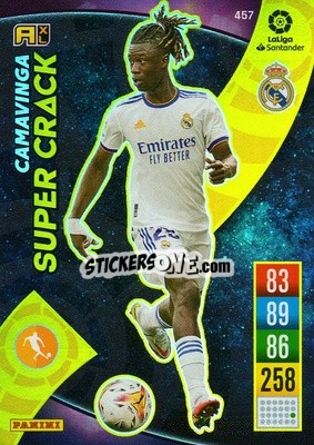 Figurina Eduardo Camavinga - Liga Santander 2021-2022. Adrenalyn XL
 - Panini