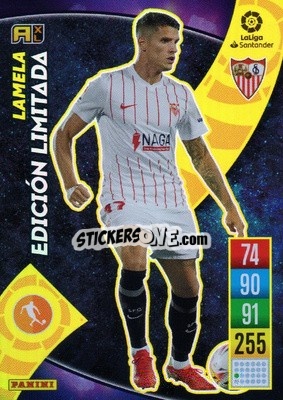 Sticker Erik Lamela - Liga Santander 2021-2022. Adrenalyn XL
 - Panini