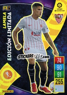Sticker Erik Lamela - Liga Santander 2021-2022. Adrenalyn XL
 n. LE-EL - Panini