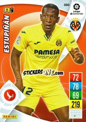 Sticker Estupiñán - Liga Santander 2021-2022. Adrenalyn XL
 n. 350 - Panini
