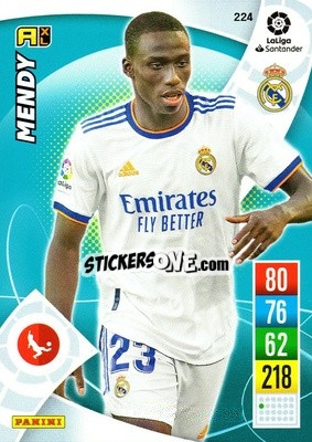 Sticker Ferland Mendy - Liga Santander 2021-2022. Adrenalyn XL
 n. 224 - Panini