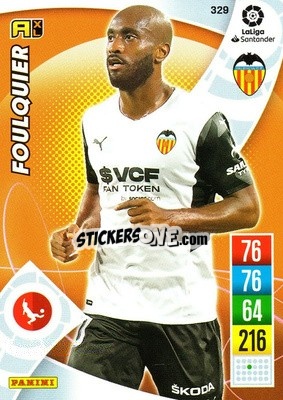 Sticker Foulquier - Liga Santander 2021-2022. Adrenalyn XL
 n. 329 - Panini