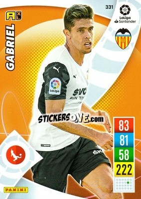 Sticker Gabriel Paulista - Liga Santander 2021-2022. Adrenalyn XL
 n. 331 - Panini