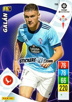 Sticker Galán - Liga Santander 2021-2022. Adrenalyn XL
 n. 116 - Panini