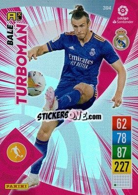 Sticker Gareth Bale - Liga Santander 2021-2022. Adrenalyn XL
 n. 394 - Panini