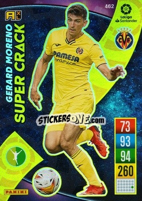 Sticker Gerard Moreno - Liga Santander 2021-2022. Adrenalyn XL
 n. 462 - Panini