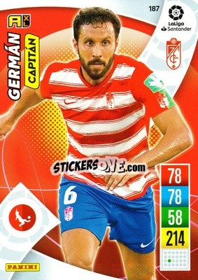 Sticker Germán - Liga Santander 2021-2022. Adrenalyn XL
 n. 187 - Panini