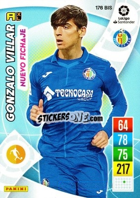 Sticker Gonzalo Villar - Liga Santander 2021-2022. Adrenalyn XL
 n. 176bis - Panini