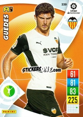 Sticker Guedes - Liga Santander 2021-2022. Adrenalyn XL
 n. 339 - Panini