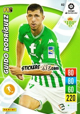 Sticker Guido Rodríguez - Liga Santander 2021-2022. Adrenalyn XL
 n. 82 - Panini